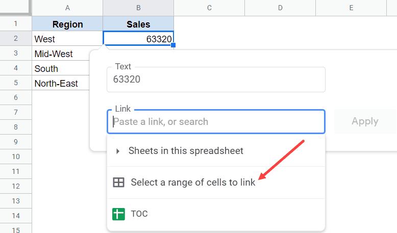 Cách tạo mục lục trong Google Sheets